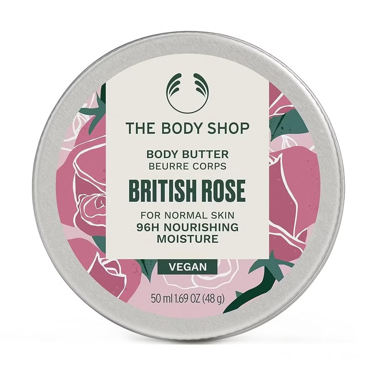Батер для тіла The Body Shop British Rose Body Butter Британська троянда, 50 мл